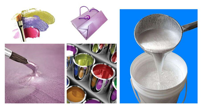 Pearl pigment for printing ink
