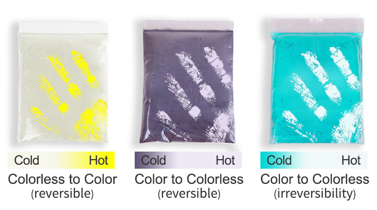 Pigmento termocrômico para copos plásticos