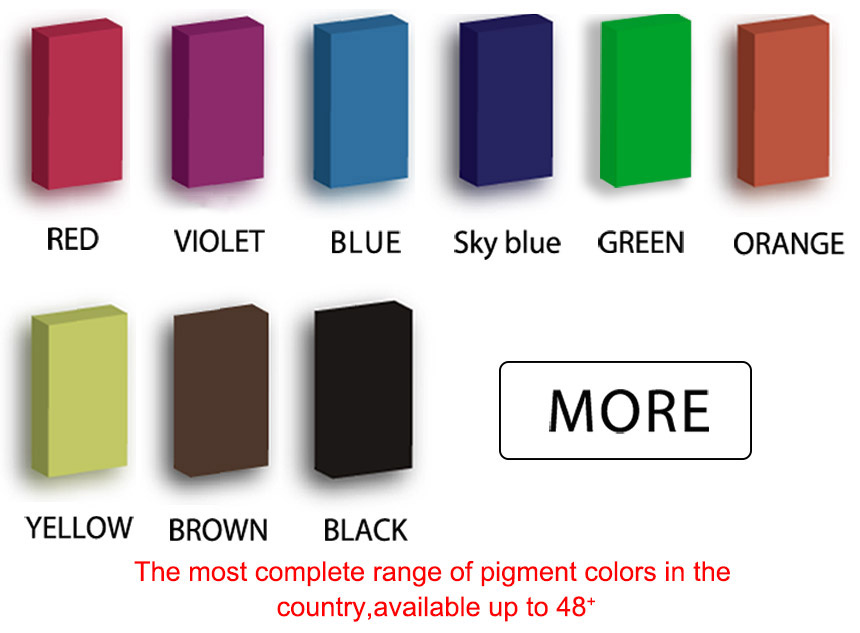 cartão de cor de pó de pigmento fotocromático