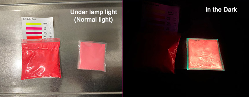 Pigmentos fosforescentes vs pigmentos fluorescentes