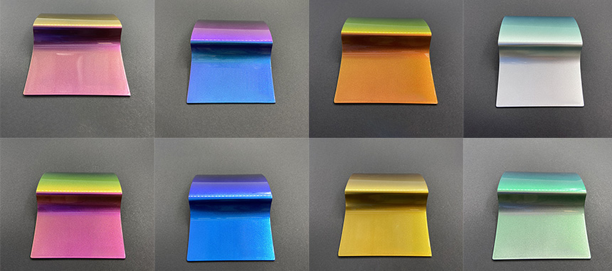 Placas de metal mutáveis ​​ópticas magnéticas