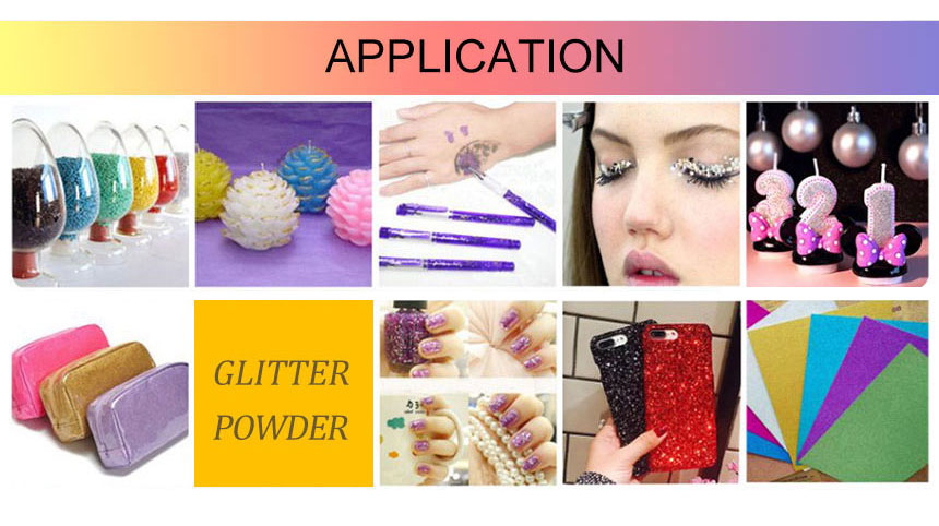 Glitter cosmético biodegradável