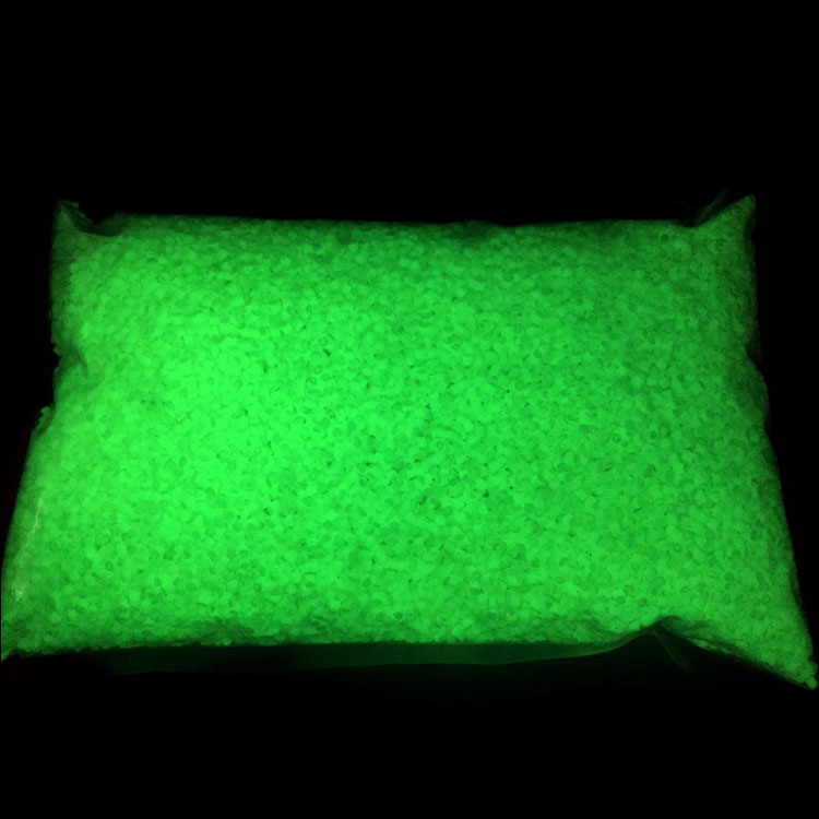 Masterbatches fotoluminescentes verde-amarelos