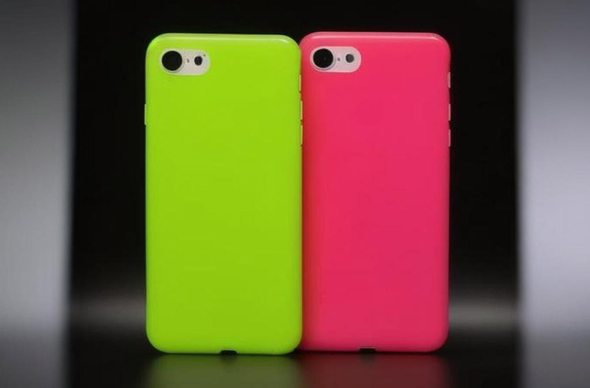 Capa de telefone fluorescente