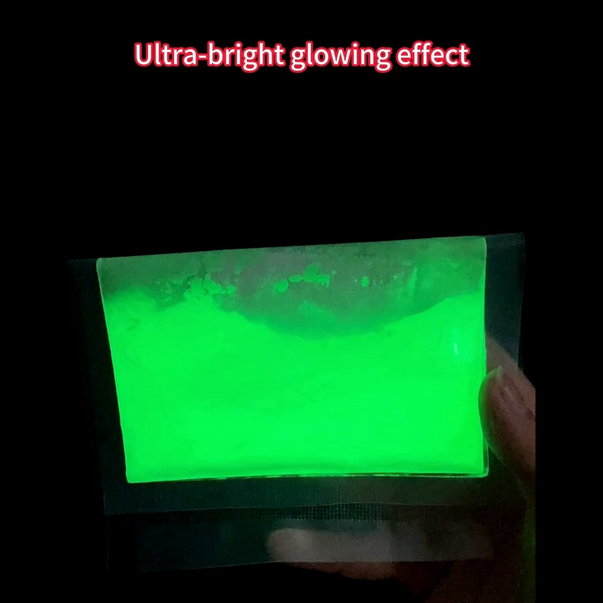 Waterproof coated luminous powder