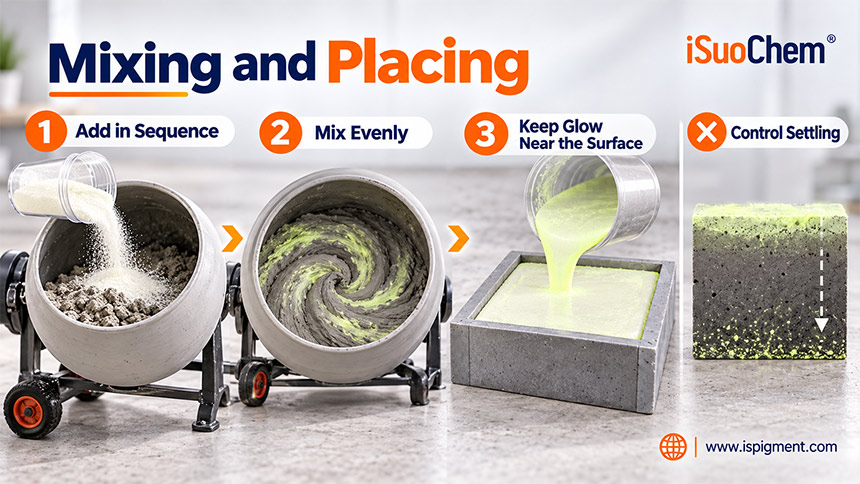 Glow Concrete Mixing And Placing
