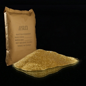 glitter dourado resistente a solventes