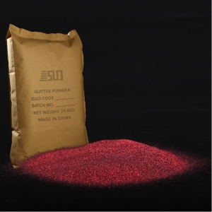 pigmento de glitter vermelho de resistência a solventes