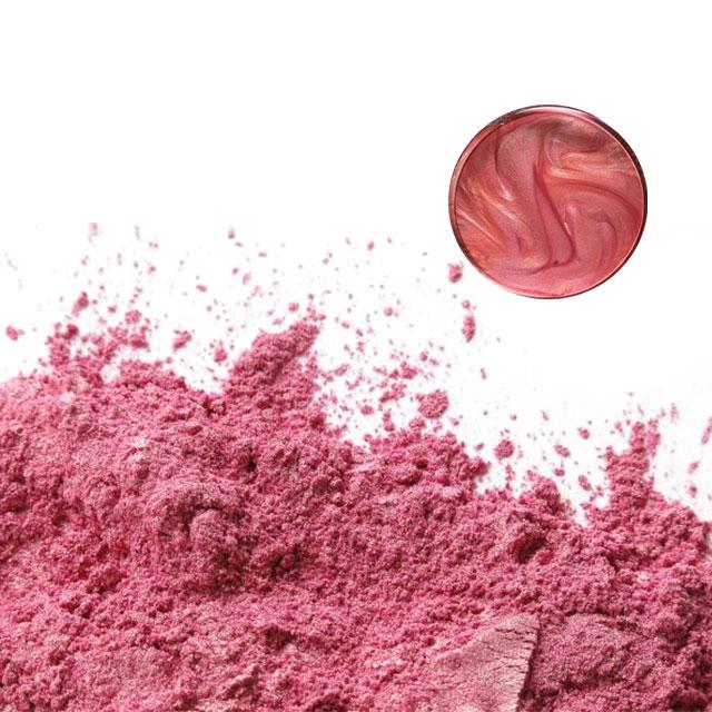 fio de fibra metálica rosa