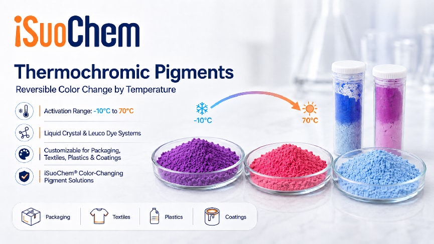 Pigmentos termocrômicos 2026: Tendências de mercado, aplicações e a vantagem competitiva da iSuoChem