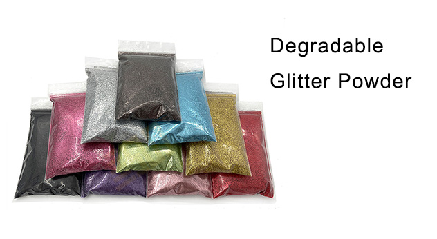  Biodegradável pó glitter