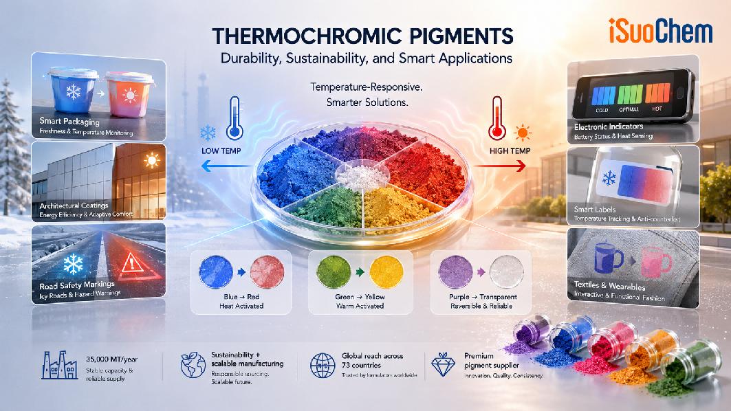 Pigmentos termocrômicos: tendências da indústria para 2024 impulsionam o crescimento e a inovação de um mercado de US$ 1,2 bilhão.