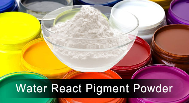  Como usar água reagir pigmento? 