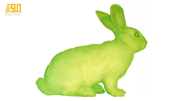 coelho verde fluorescente