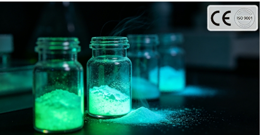 Comparação entre pó luminescente de aluminato de estrôncio e sulfeto de zinco (2026)