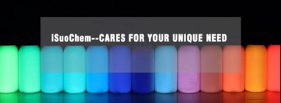 Cores disponíveis do pó que brilha no escuro – iSuoChem